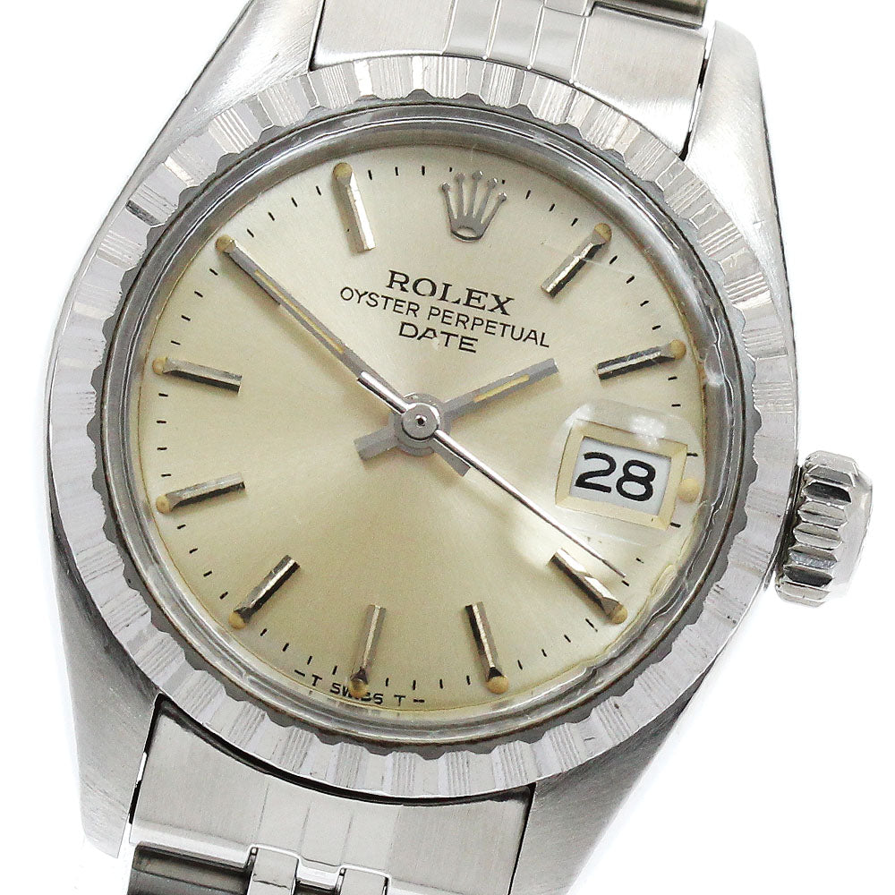 ROLEX Oyster Perpetual Date 6924 Cal.2030 Silver Dial Automatic Ladies_910945