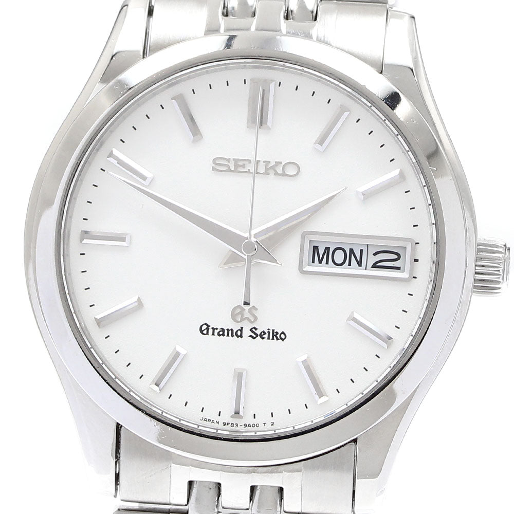 SEIKO Grand Seiko SBGT001/9F83-9A00 Day date Silver Dial Quartz Men's_911130