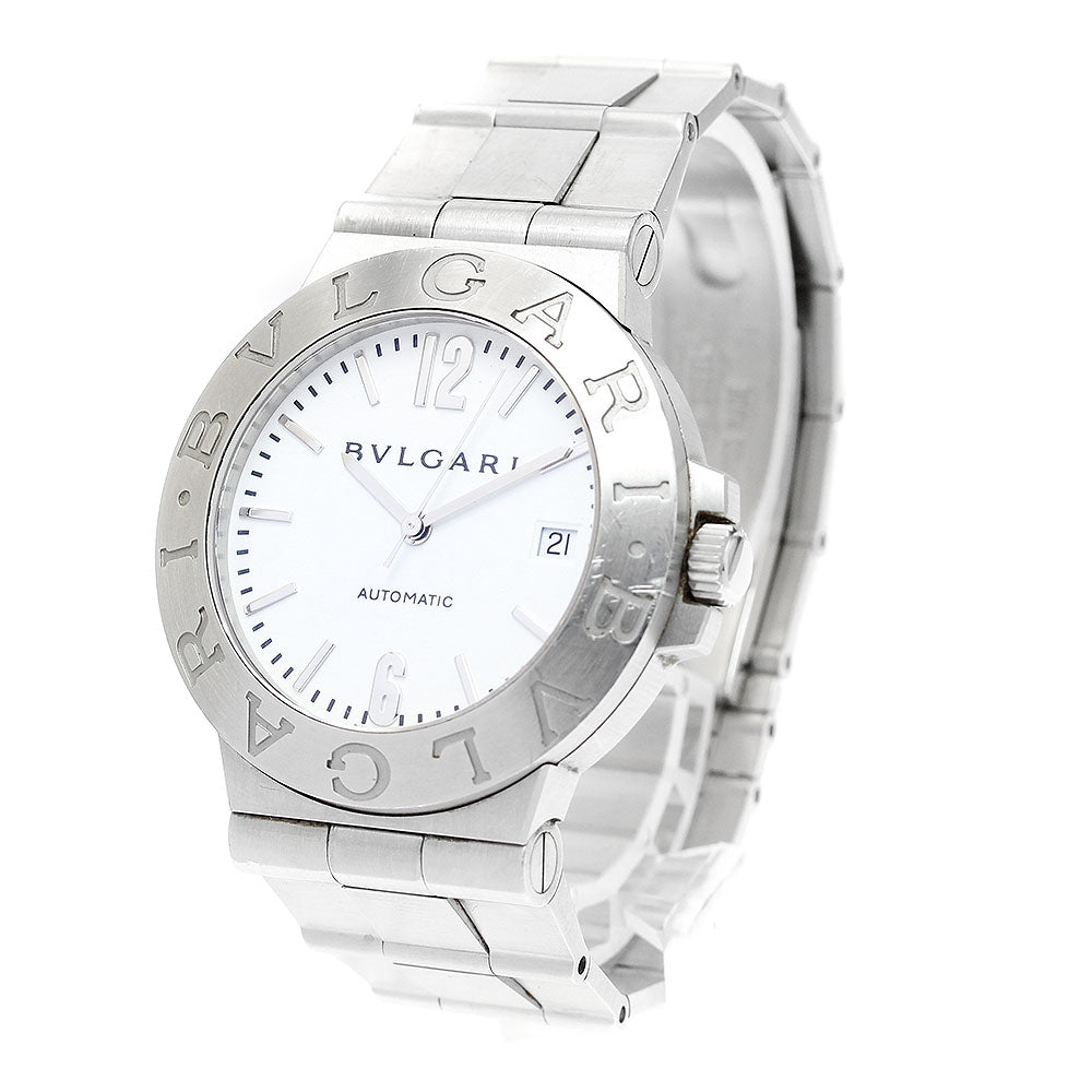 BVLGARI Diagono Sports LCV38S Date white Dial Automatic Men's Watch_911139