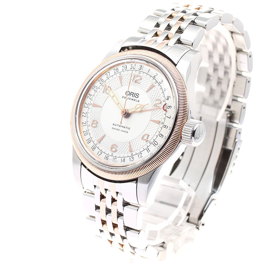 ORIS Pointer date 7543 Big crown Silver Dial Automatic Men's Watch_911150