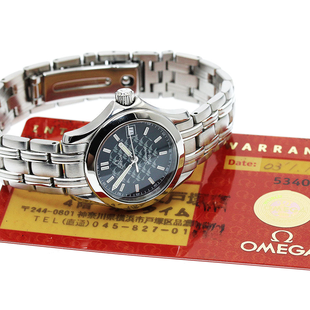 OMEGA Seamaster120 Jacques Mayol 2002 2588.80 Date Quartz Ladies Watch_911151