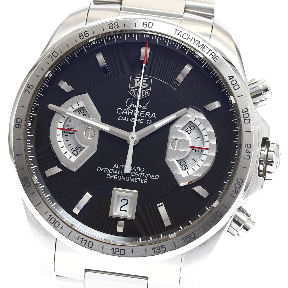 TAG HEUER Grand Carrera CAV511A Caliber 17 black Dial Automatic Men's_911203