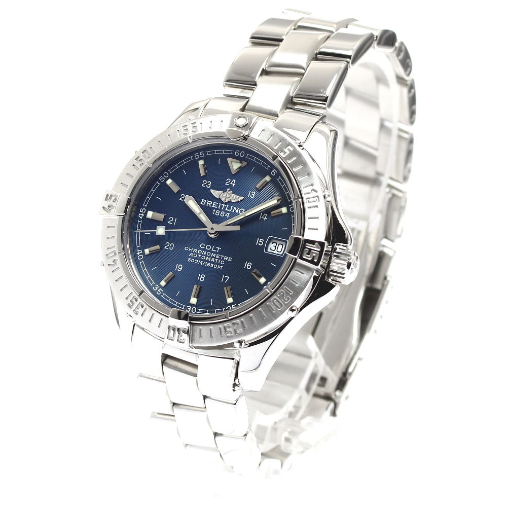 BREITLING Colt Ocean A17350 Date Navy Dial Automatic Men's Watch_911211