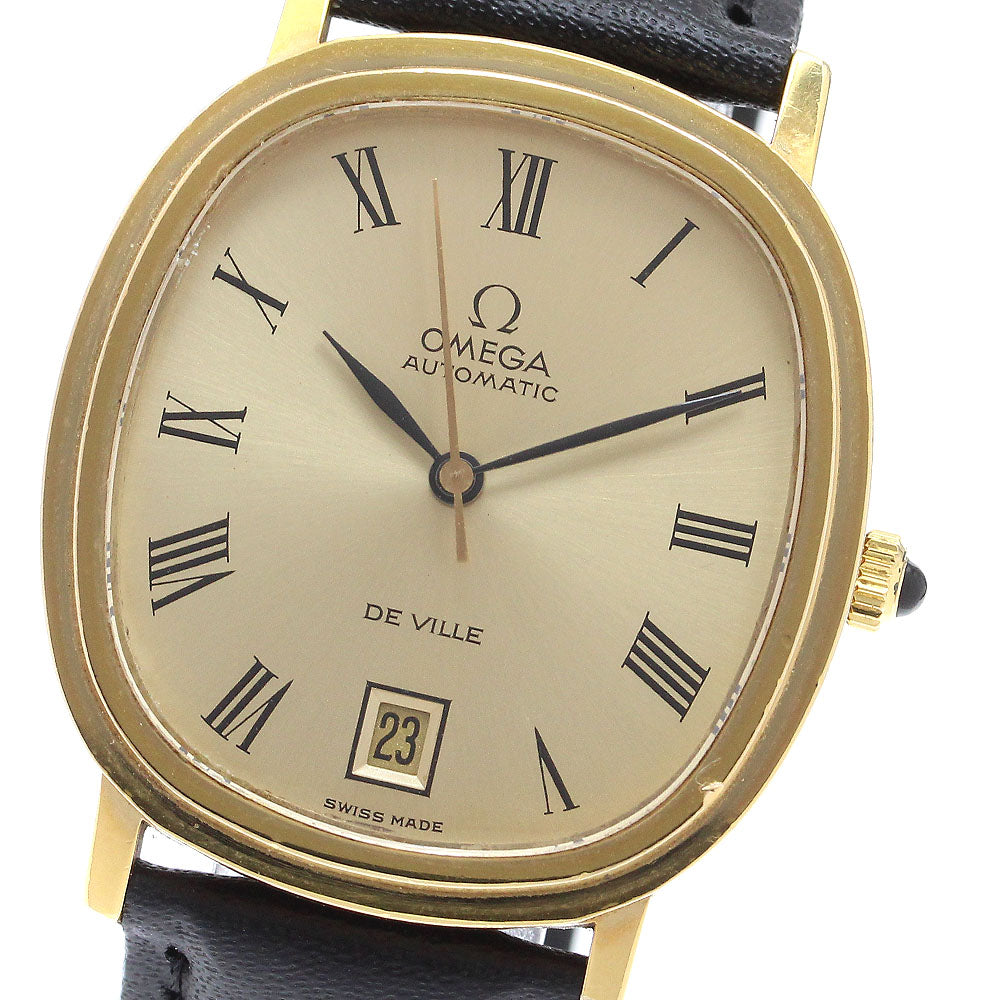 OMEGA De Ville 162 0063 Cal.1012 Date gold Dial Automatic Men's Watch_911234