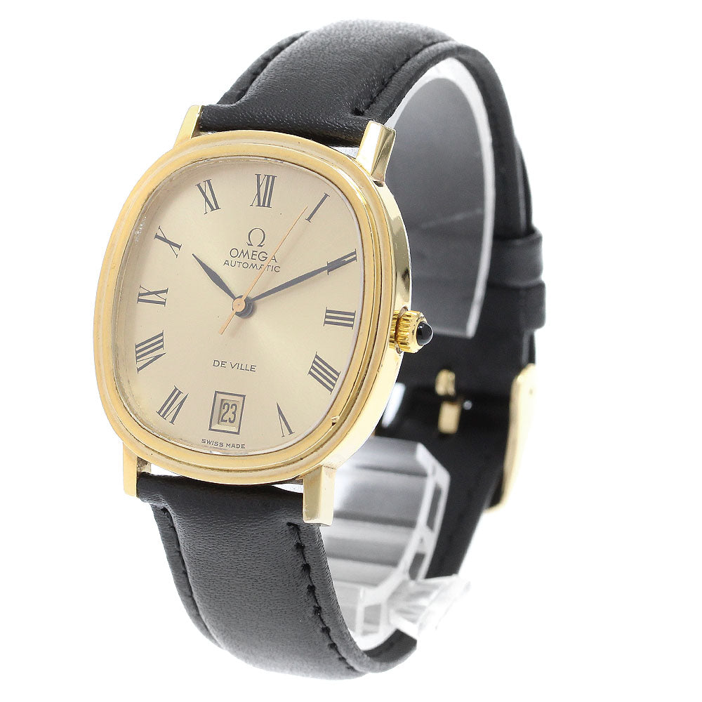 OMEGA De Ville 162 0063 Cal.1012 Date gold Dial Automatic Men's Watch_911234