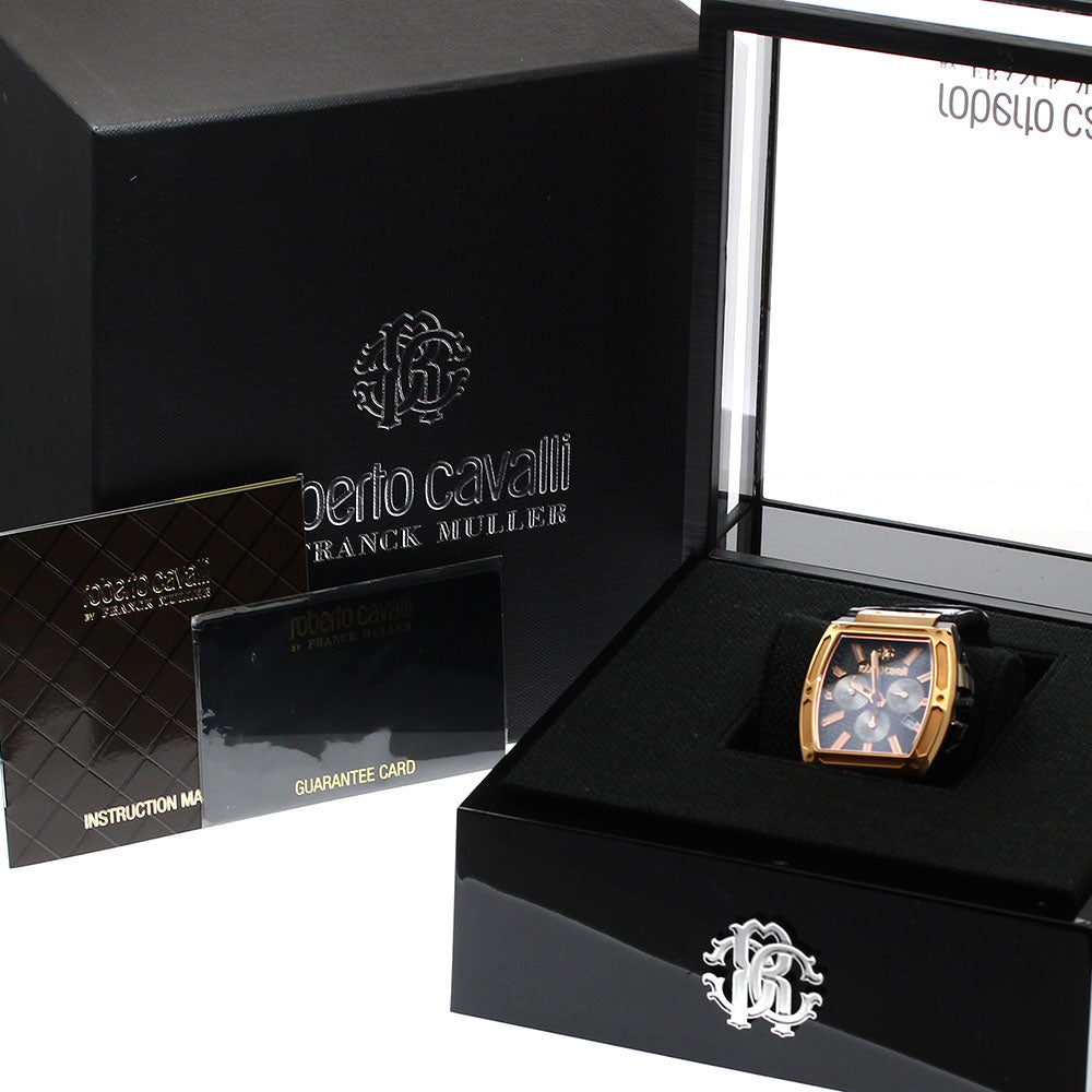 Roberto Cavalli by. Frank Muller RV1G157L0031 Chronograph black Dial Quartz Men's Watch_911240