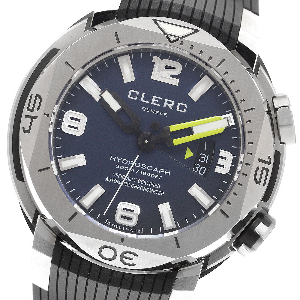 CLERC Hydro scuff H1.1 Date Navy Dial Automatic Men's Watch_911242
