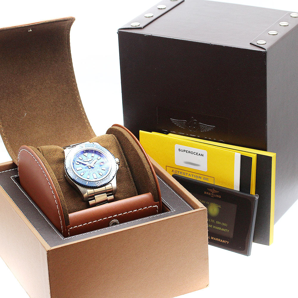 BREITLING Super Ocean 44 Special Y17393 blue Dial Automatic Men's Watch_911247