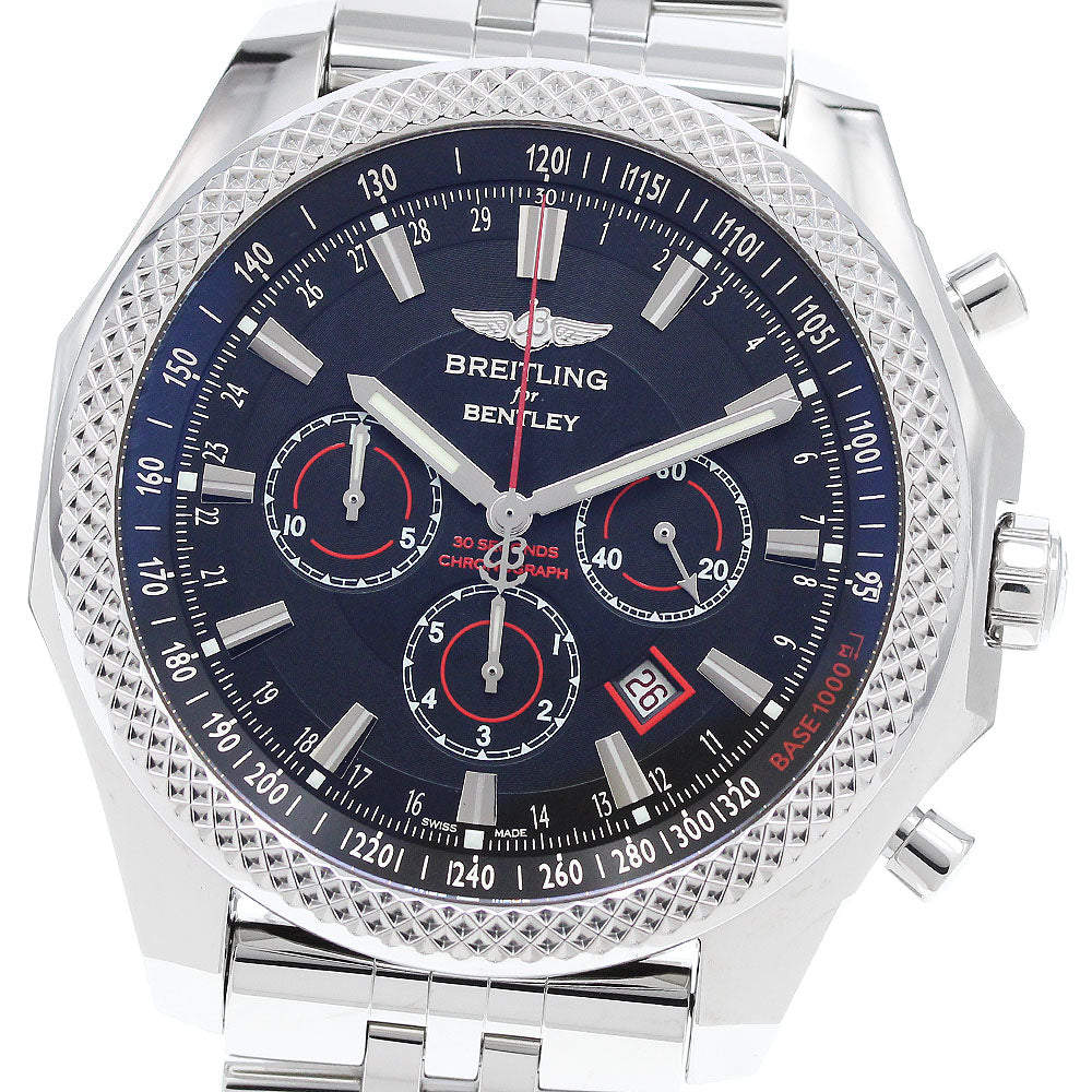 BREITLING Bentley Vernate A25368 Chronograph black Dial Automatic Men's_911257