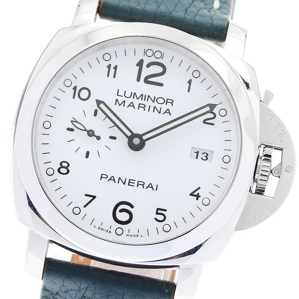 PANERAI Luminor 1950 3DAYS Achaio PAM00499 Date white Dial Automatic Men's Watch_911260
