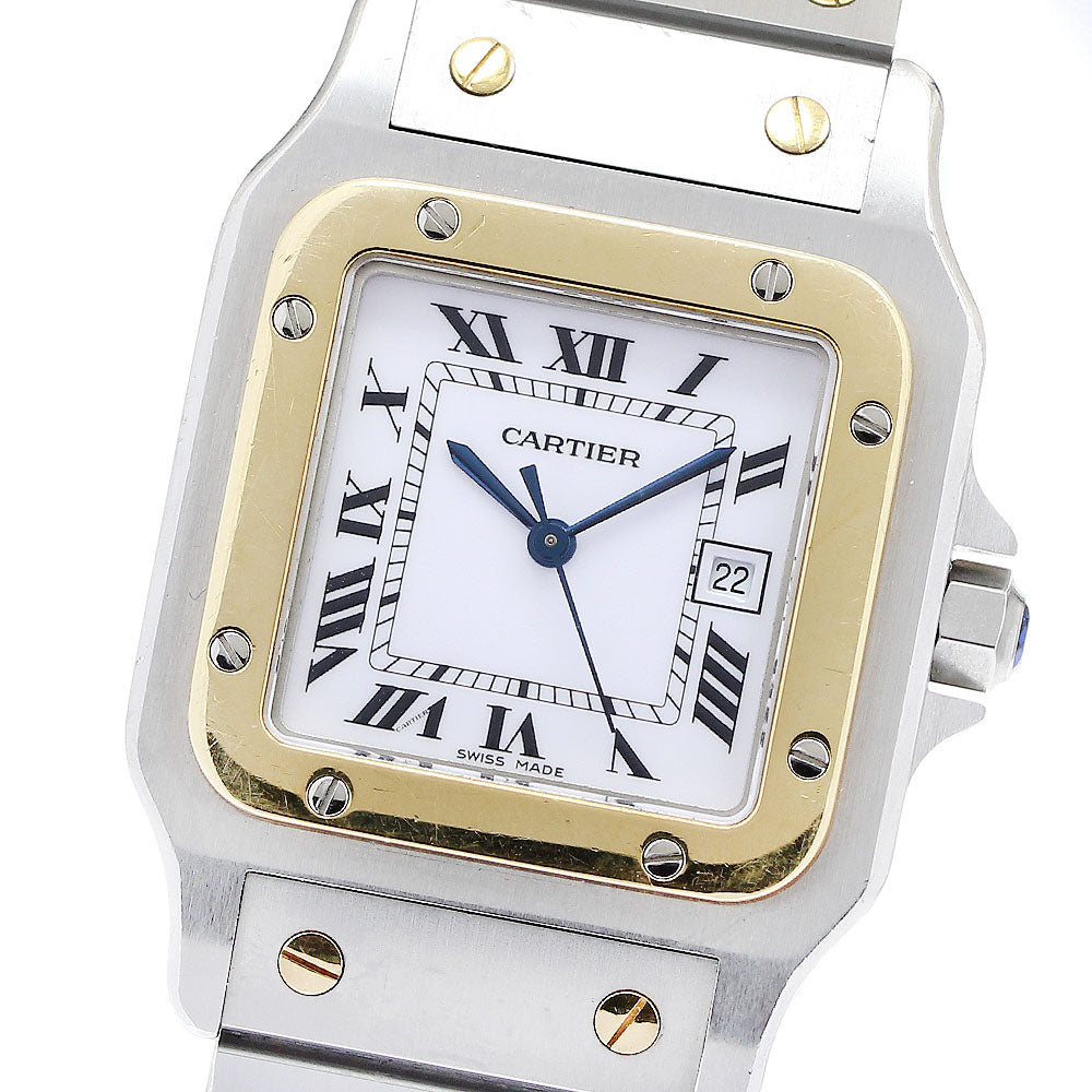 CARTIER Santos GalbeeLM 81036283 Date white Dial Automatic Men's Watch_911262
