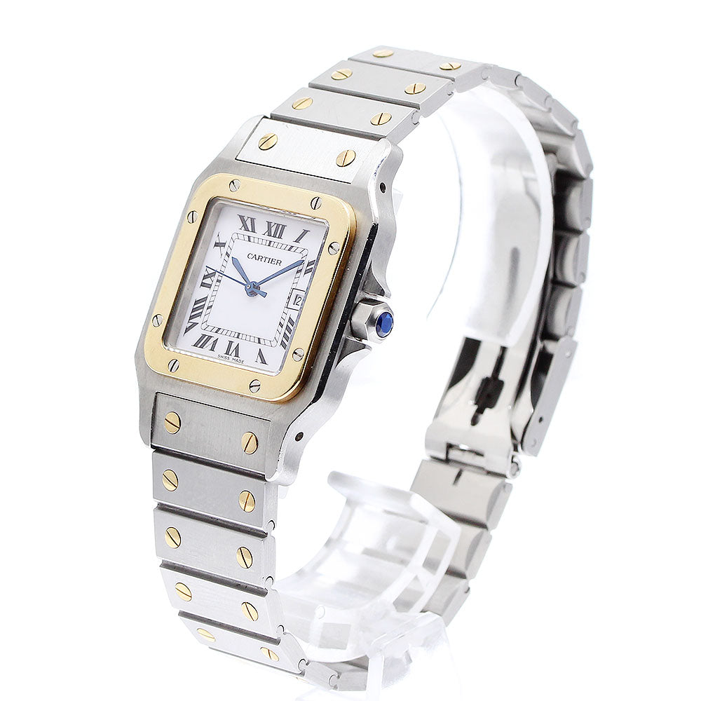 CARTIER Santos GalbeeLM 81036283 Date white Dial Automatic Men's Watch_911262