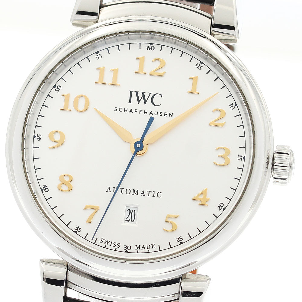 IWC SCHAFFHAUSEN DaVinci Automatic 40 IW356601 Date Silver Dial Automatic Men's Watch_911268