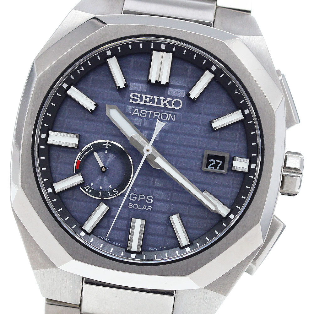 SEIKO Astron SBXD013/3X62-0AA0 GPS Solar Powered Radio Men's Watch_911276