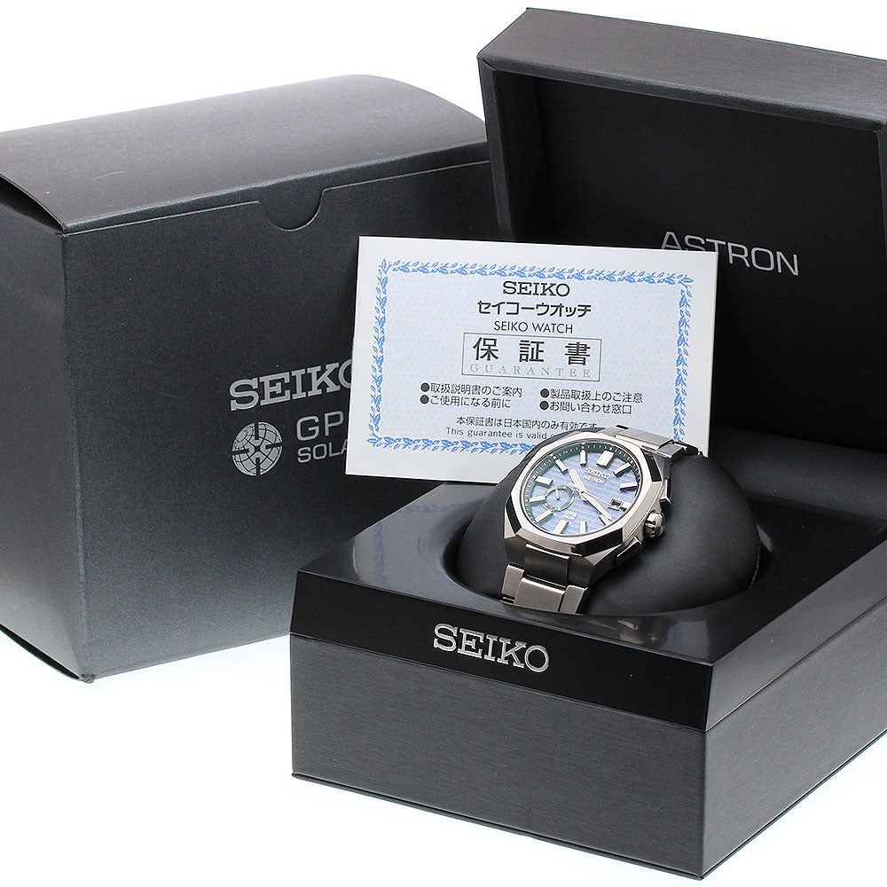 SEIKO Astron SBXD013/3X62-0AA0 GPS Solar Powered Radio Men's Watch_911276