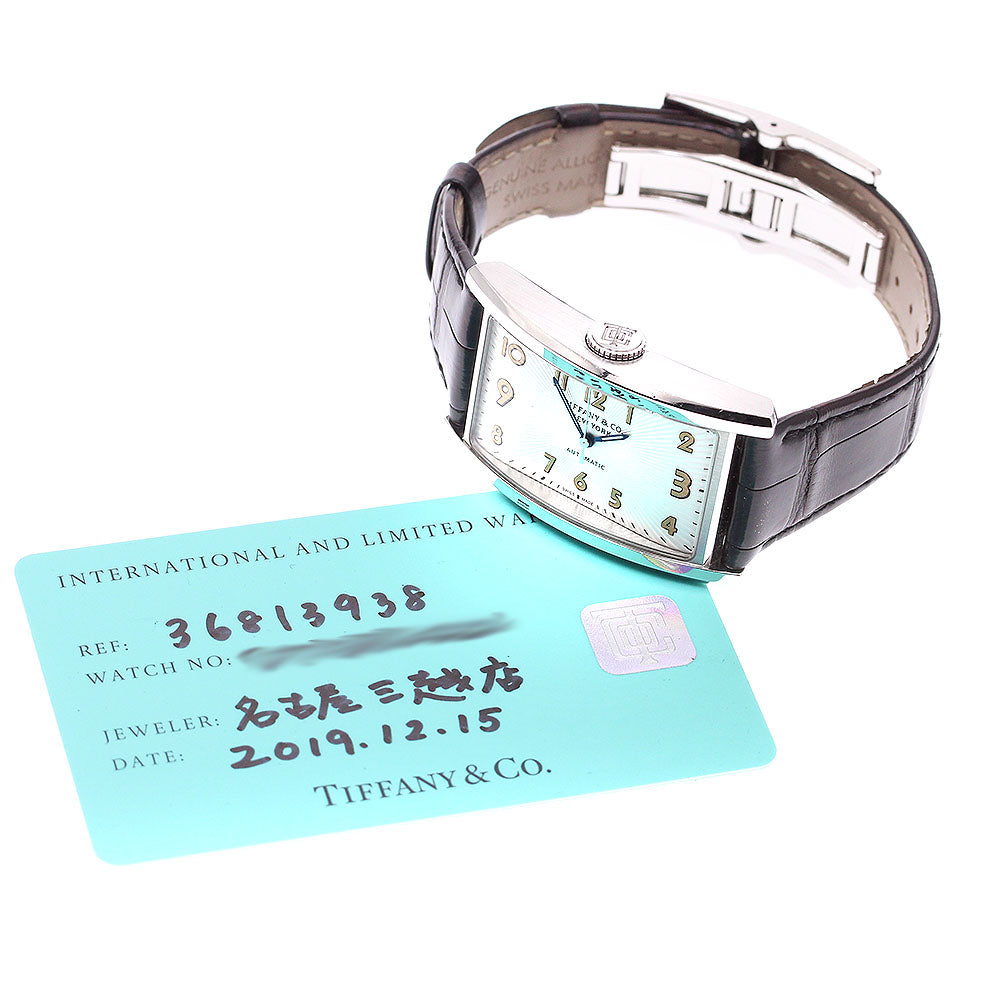 TIFFANY&Co. East West Ref.36813938 Silver Dial Automatic Men's Watch_911281
