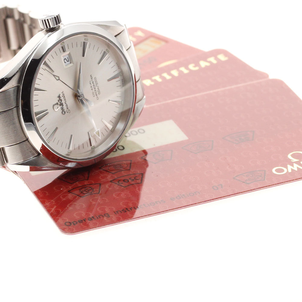 OMEGA Seamaster Aqua Terra 2503.30 Date Silver Dial Automatic Men's Watch_911284