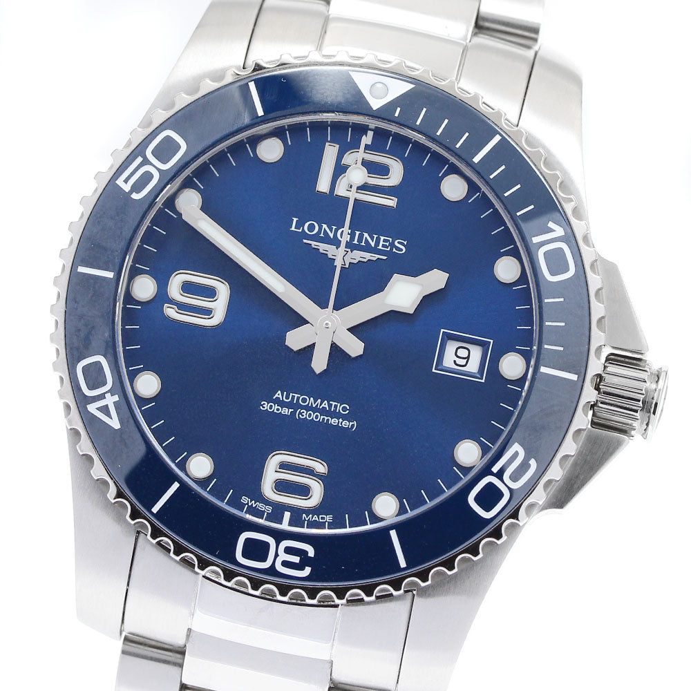 LONGINES Hydro Conquest L3.781.4 Date blue Dial Automatic Men's Watch_911295
