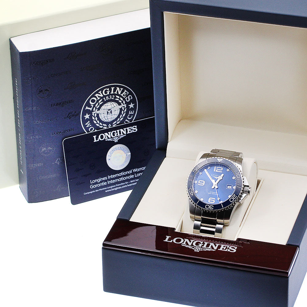 LONGINES Hydro Conquest L3.781.4 Date blue Dial Automatic Men's Watch_911295