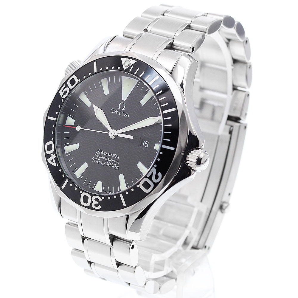OMEGA Seamaster300 2264.50 Date black Dial Quartz Men's Watch_911302