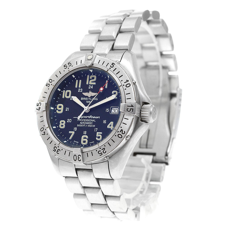 BREITLING Super Ocean A17345 Date black Dial Automatic Men's Watch_911310