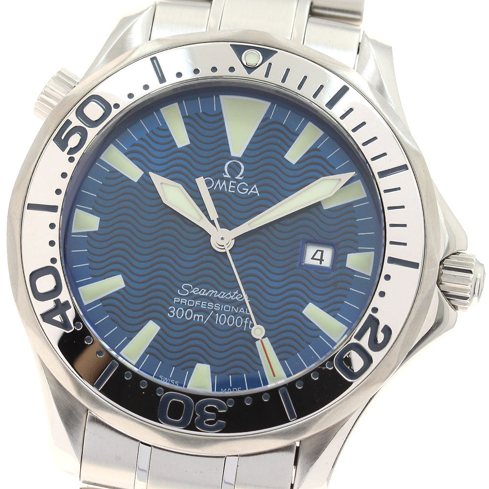 OMEGA Seamaster300 2265.80 Date blue Dial Quartz Men's Watch_911319