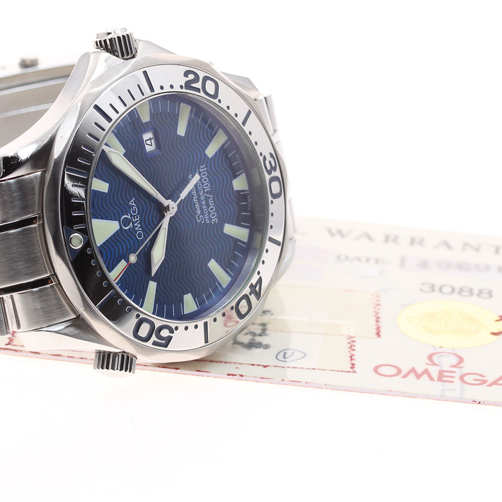OMEGA Seamaster300 2265.80 Date blue Dial Quartz Men's Watch_911319
