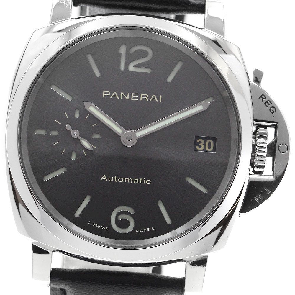 PANERAI Luminor Due PAM00755 Date gray Dial Automatic Boy's Watch_911331