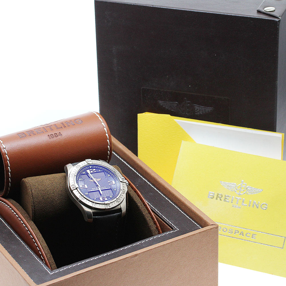 BREITLING Aerospace E79362 black Dial Quartz Men's Watch_911339