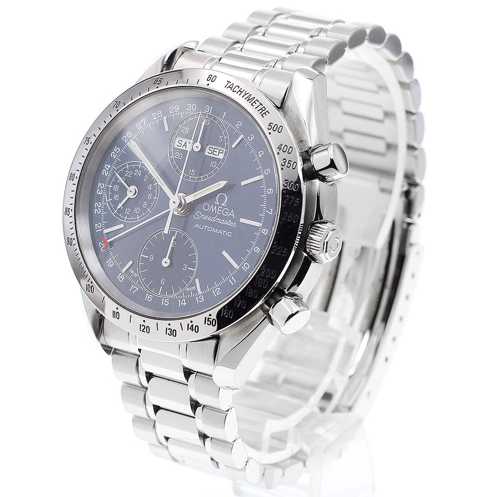 OMEGA Speedmaster 3521.80 Triple calendar chronograph Navy Dial AT Men's_911344