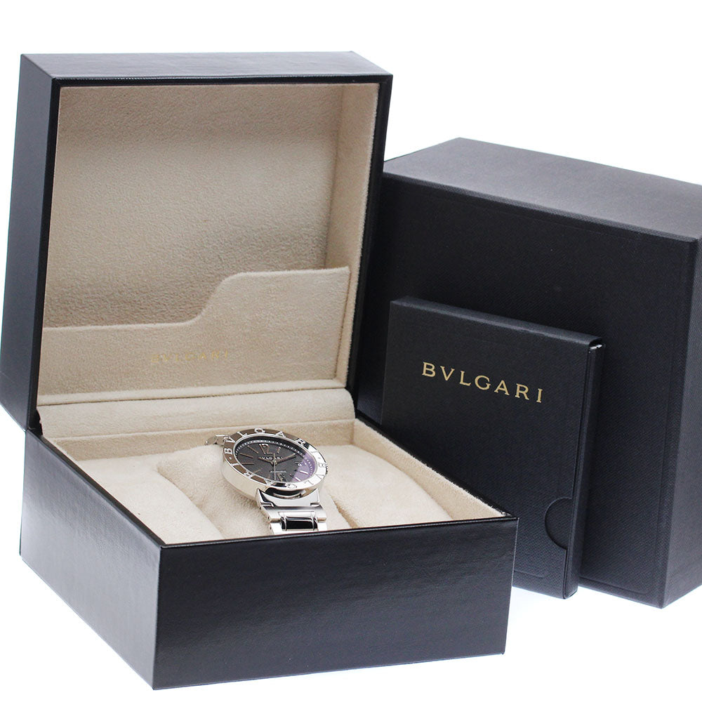 BVLGARI BVLGARIBVLGARI BB38SSAUTO Date black Dial Automatic Men's Watch_911347