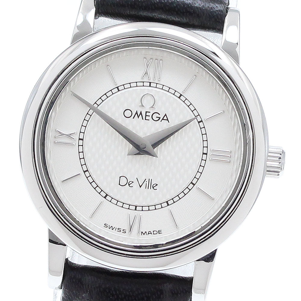OMEGA De Ville white Dial Quartz Ladies Watch_911368