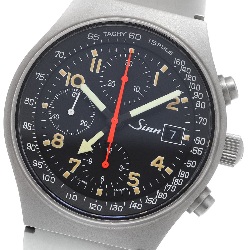 Sinn 144 144.GMT.TI GMT Chronograph Date black Dial Automatic Men's Watch_911380