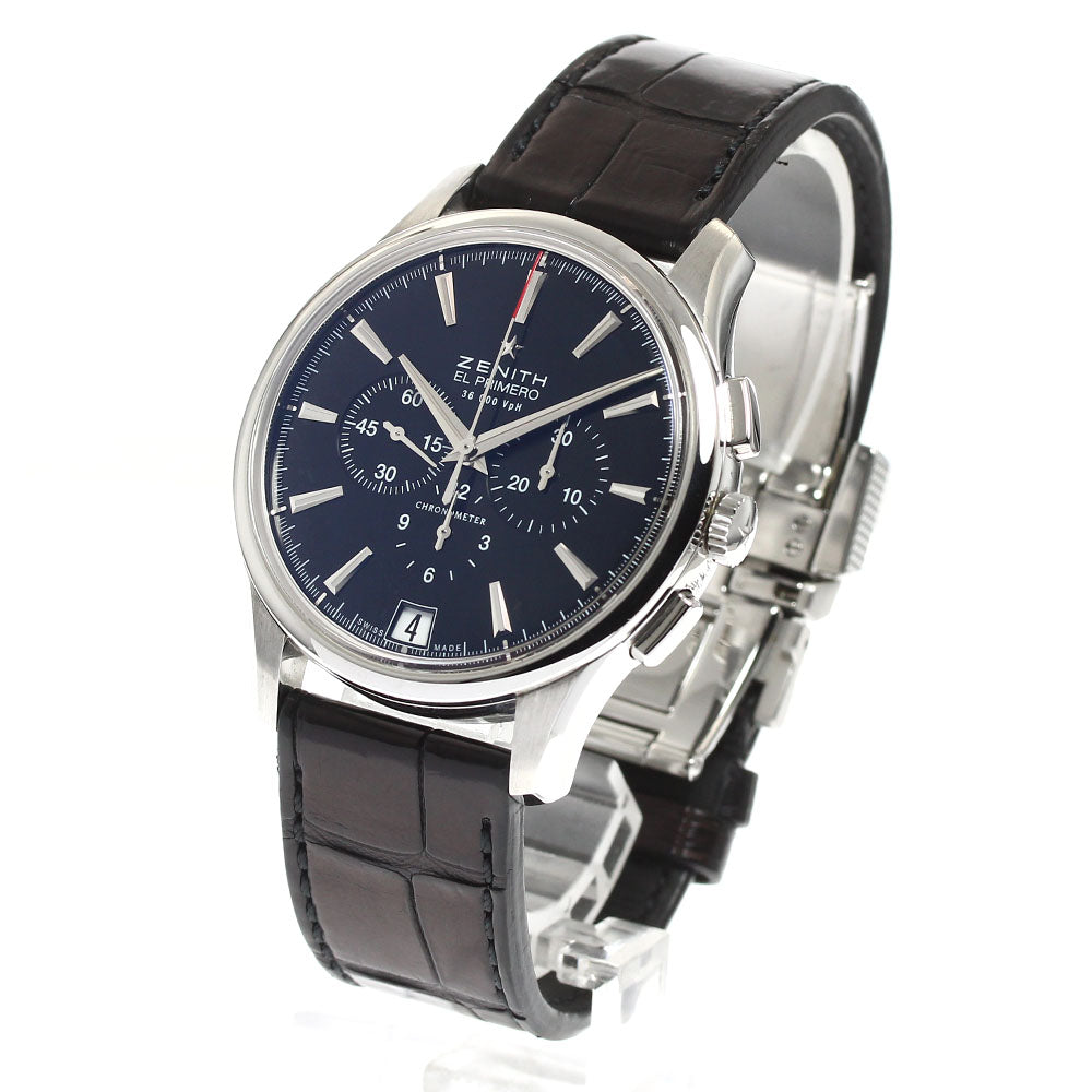 ZENITH Captain El Primero 03.2110.400 Chronograph black Dial Automatic Men's Watch_911382