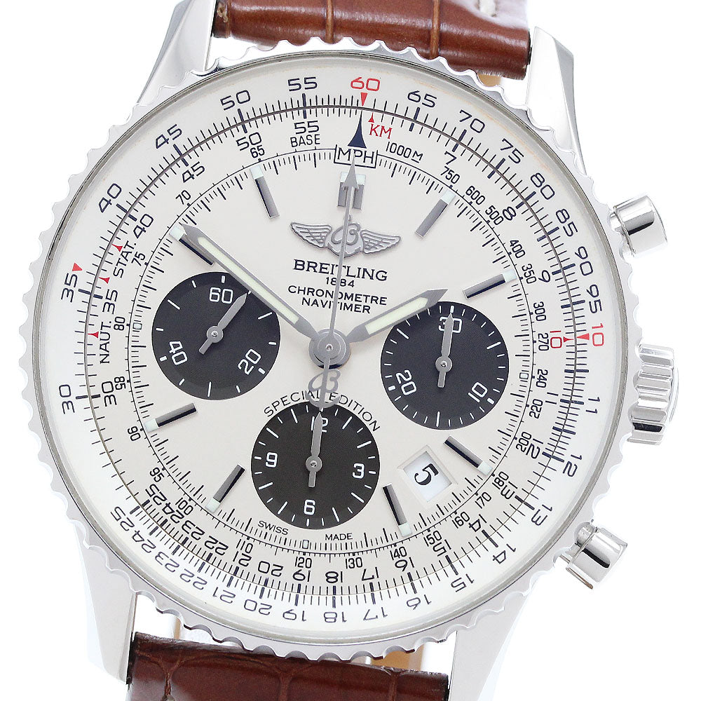 BREITLING Navitimer01 AB012012/G826 Chronograph Japan only Silver / Gray Dial Automatic Men's Watch_911383