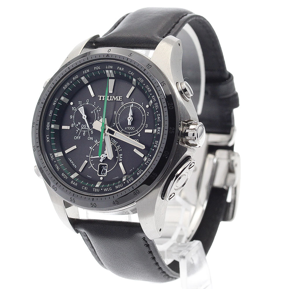 Epson Tworoom MB52-UAA0 GPS light charge Solar Powered Radio Men's Watch_911402