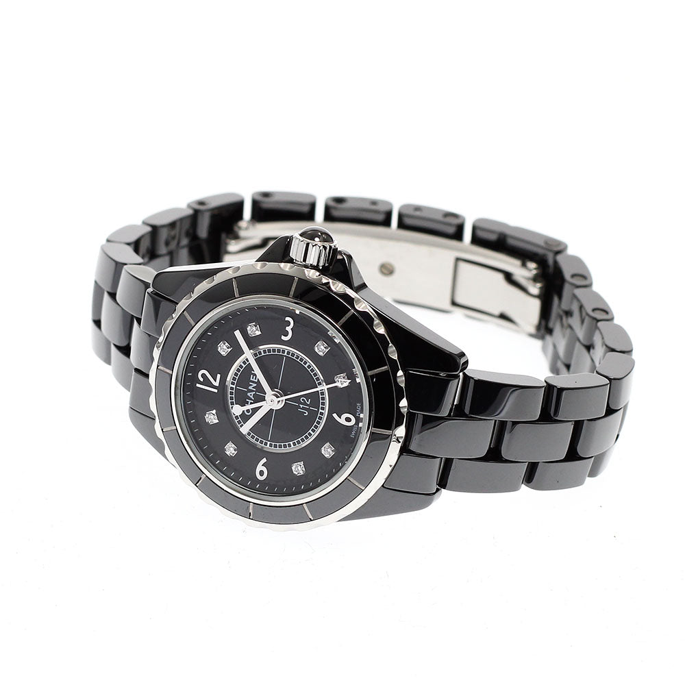 CHANEL J12 H2569 8P diamond black Dial Quartz Ladies Watch_911419