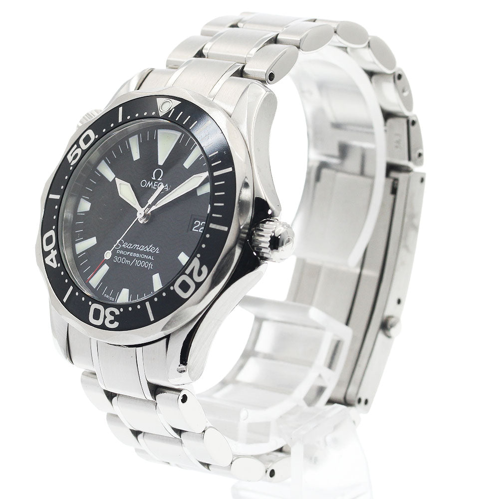 OMEGA Seamaster 300 2262.50 Date black Dial Quartz Boy's Watch_911472