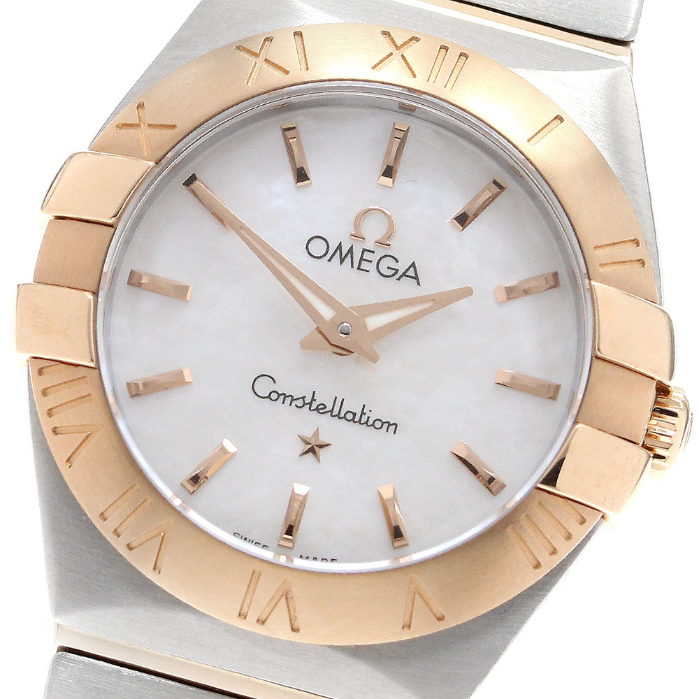OMEGA Constellation 123.20.24.60.05.001 White shell dial White shell Dial Quartz Ladies Watch_911487
