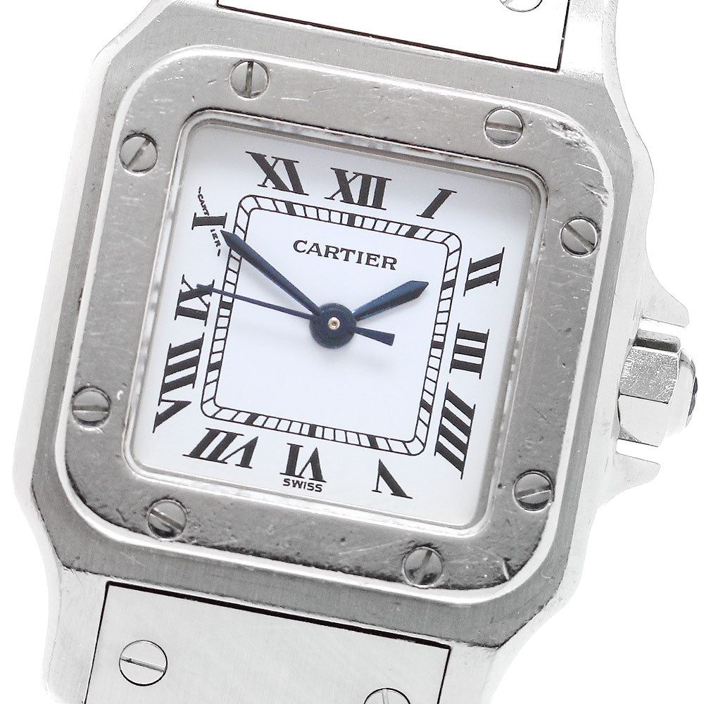 CARTIER Santos Galbee SM White Dial Automatic Ladies Watch_911495