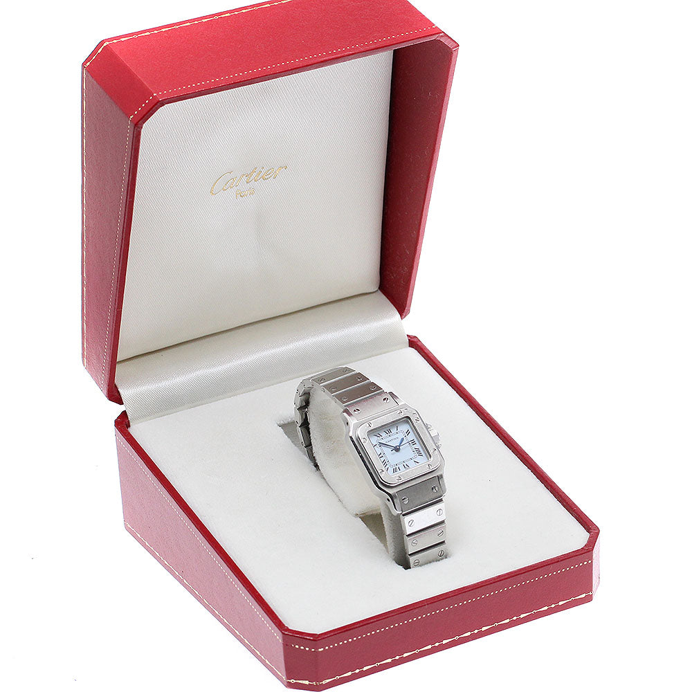 CARTIER Santos Galbee SM White Dial Automatic Ladies Watch_911495