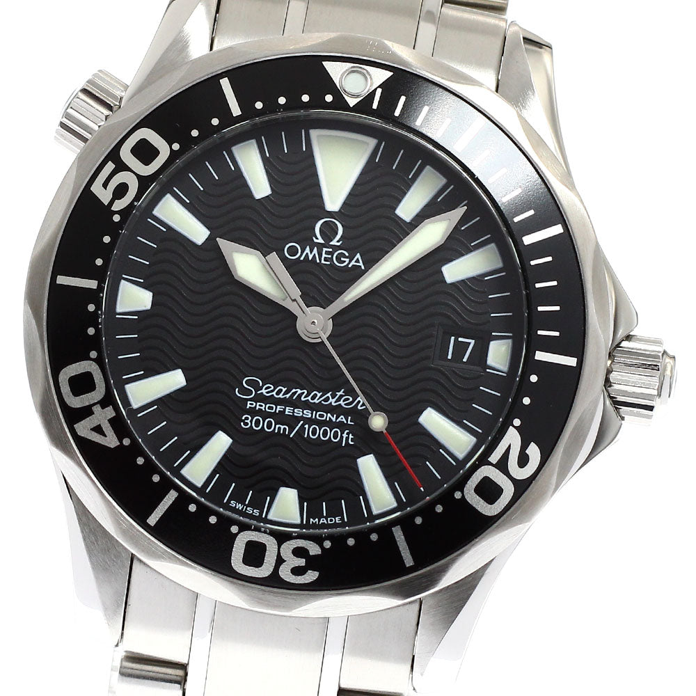 OMEGA Seamaster 300 2262.50 Date black Dial Quartz Boy's Watch_911496