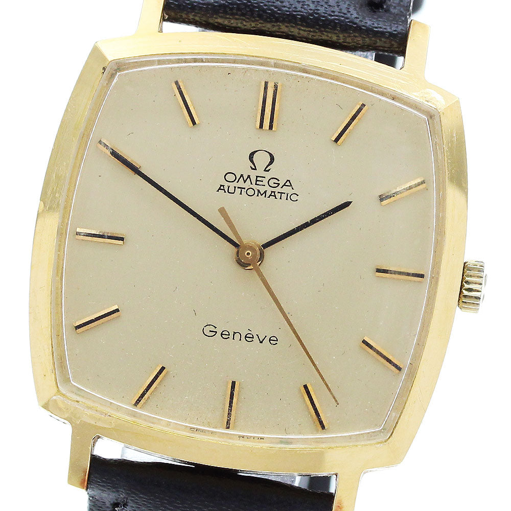 OMEGA Geneve Square gold Dial Automatic Men's Watch_911516
