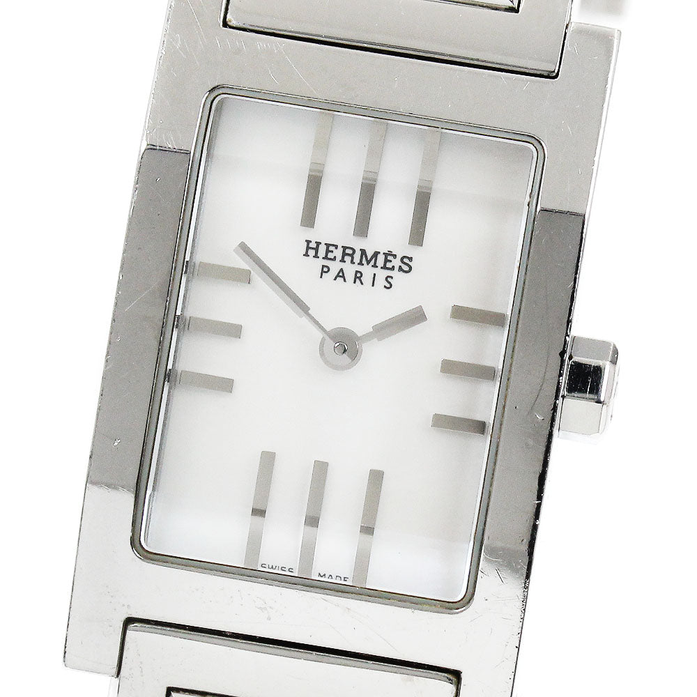 HERMES tandem TA1.210 White shell dial White shell Dial Quartz Ladies Watch_911518