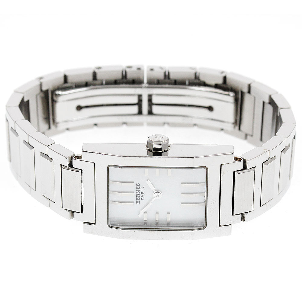 HERMES tandem TA1.210 White shell dial White shell Dial Quartz Ladies Watch_911518