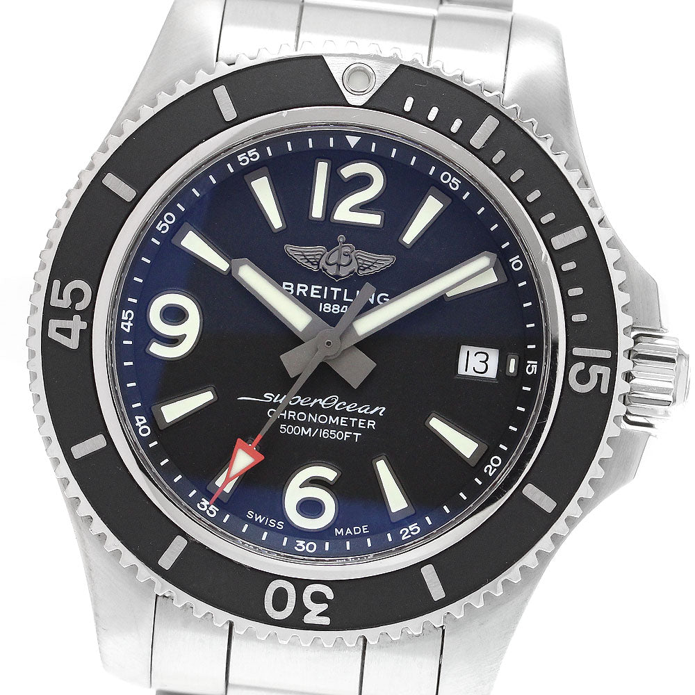 BREITLING Super Ocean 42 A17366 Date Black Dial Automatic Men's Watch_911523