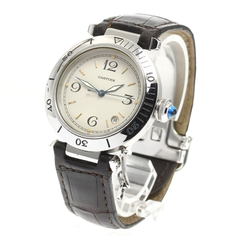 CARTIER Pasha 38MM W3100655 Date beige Dial Automatic Men's Watch_911536