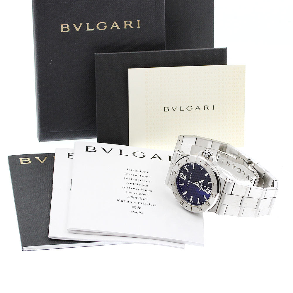 BVLGARI Diagono DG35S Date black Dial Automatic Men's Watch_911538