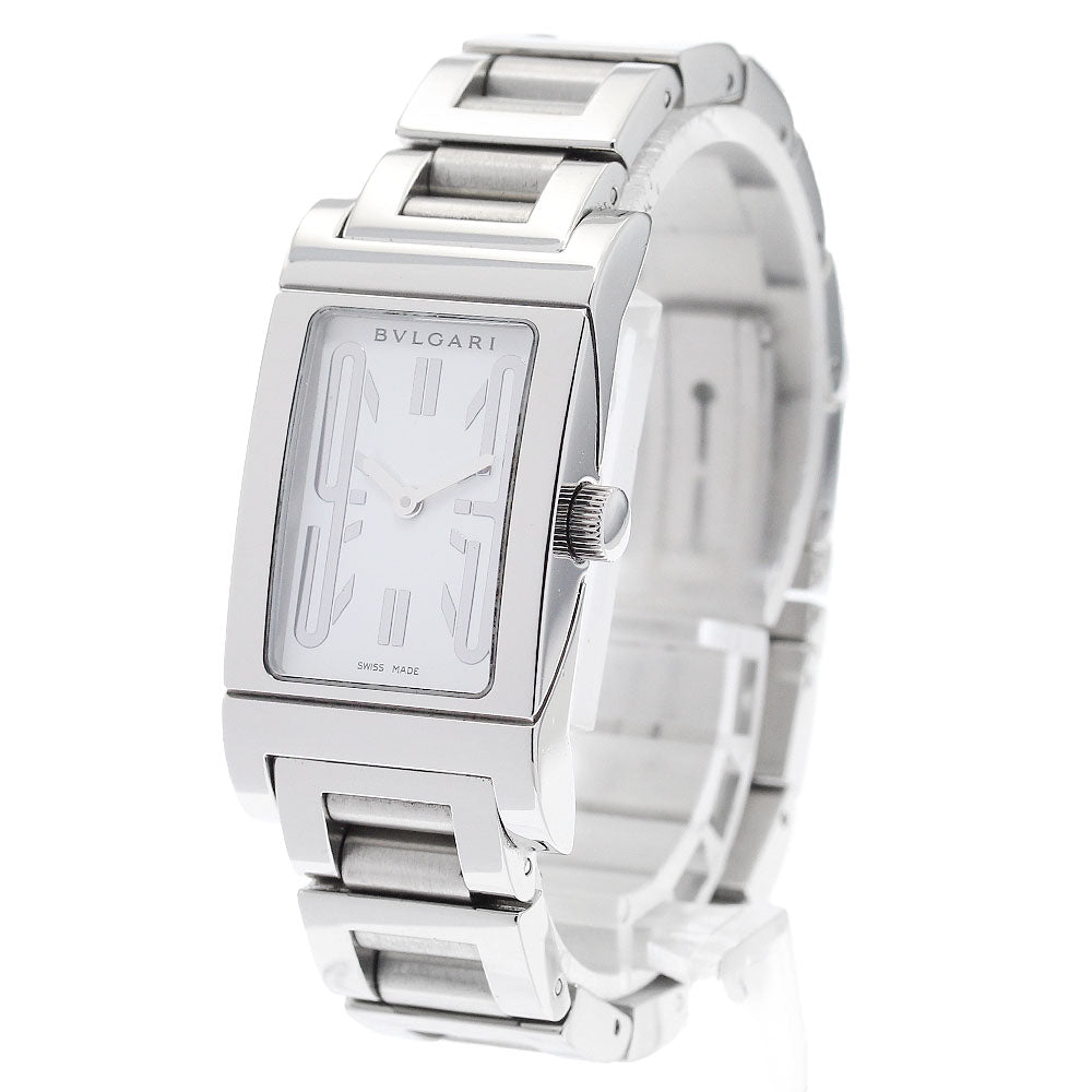 BVLGARI Rettangolo RT39S white Dial Quartz Ladies Watch_911539