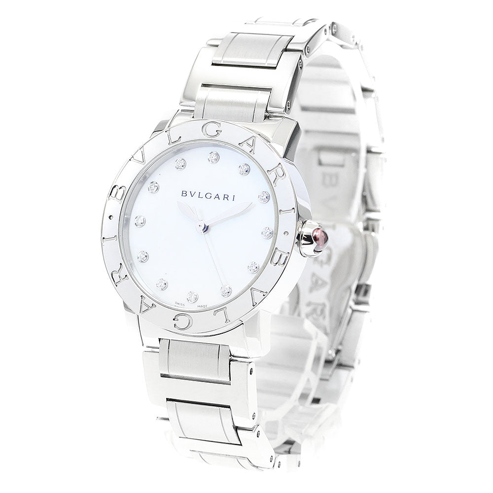 BVLGARI BVLGARIBVLGARI BBL33S 12P diamond White shell Dial Automatic Boy's Watch_911543